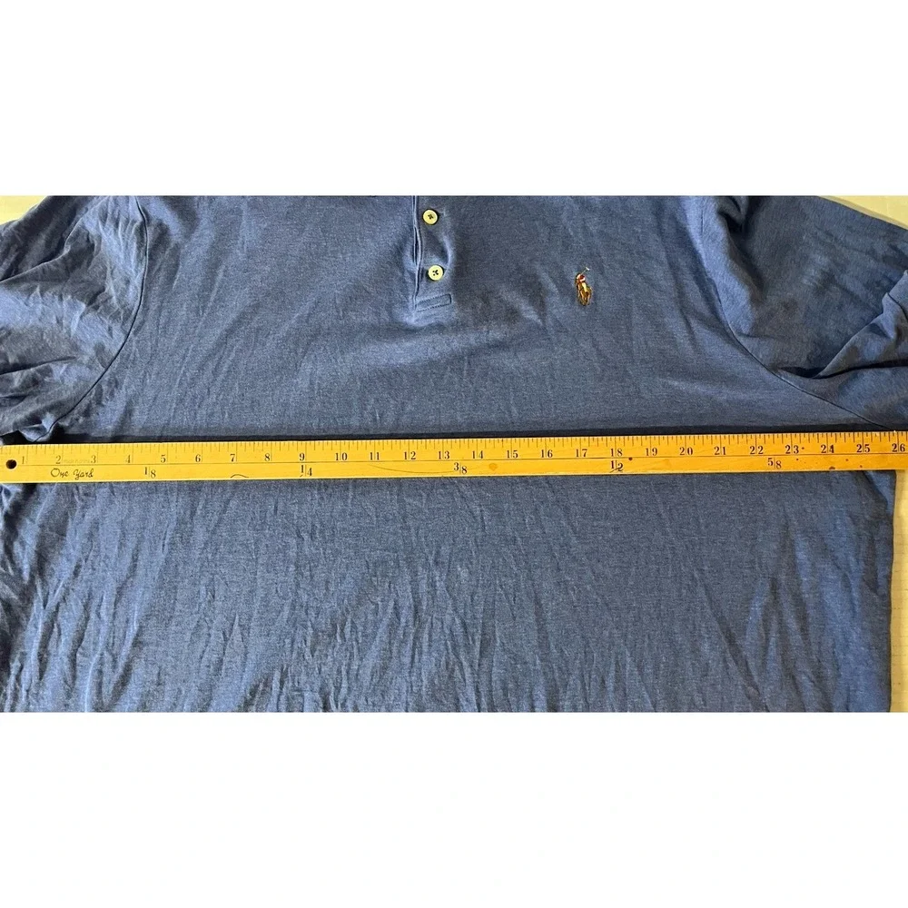 POLO RALPH LAUREN Blue SS Polo Shirt‎ Size XXL